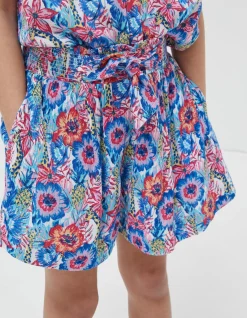 Tropical Print Flippy Shorts