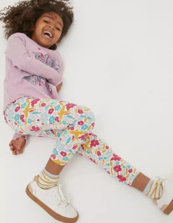 Two Pack Floral Blooms Crop Leggings