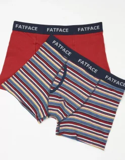 Two Pack Portland Stripe Boxers