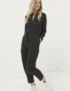 Una Long Sleeve Utility Jumpsuit