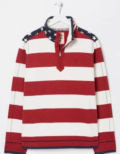 Usa Block Stripe Airlie Sweatshirt