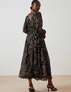 Victoria Floral Midi Dress