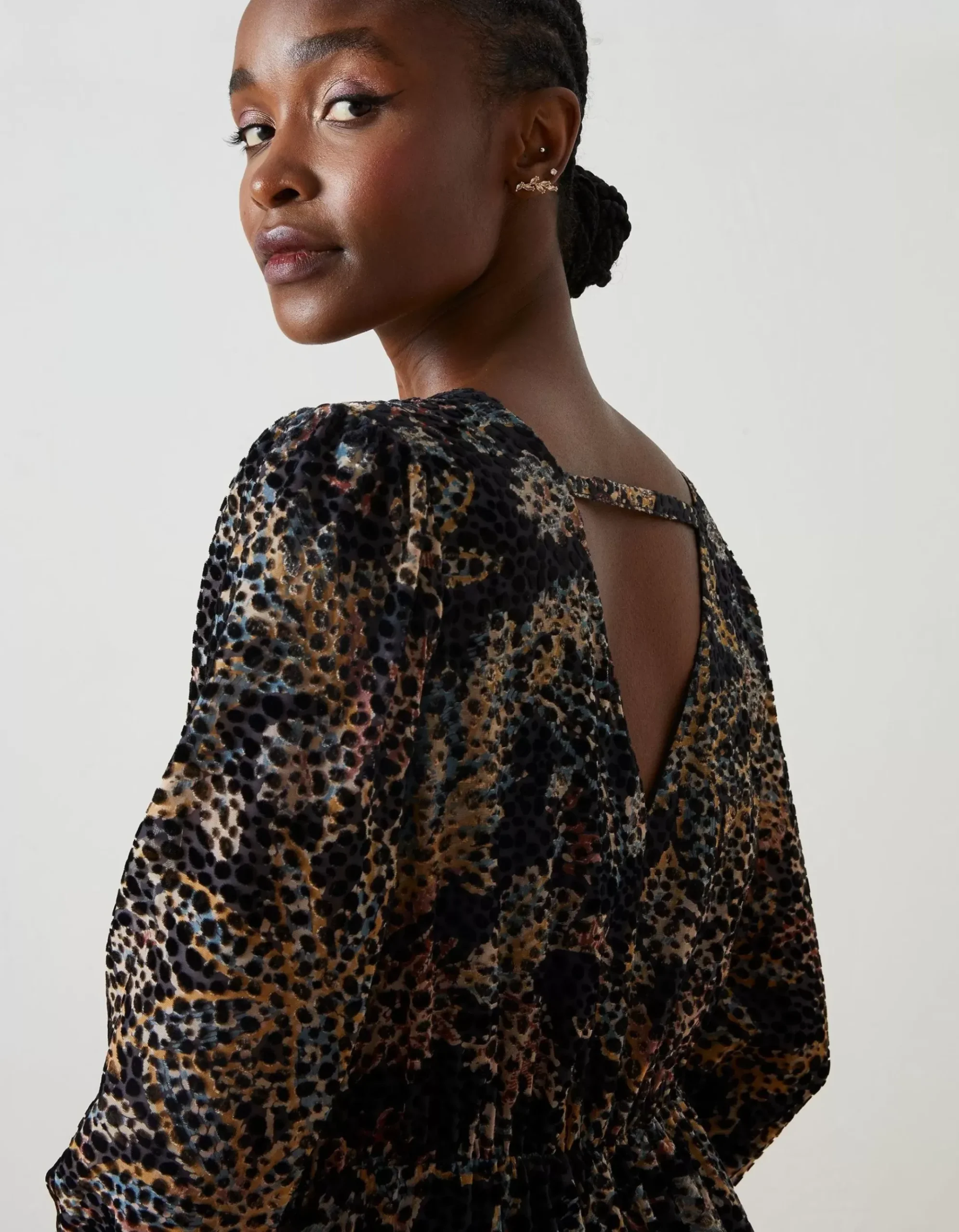 Victoria Floral Midi Dress