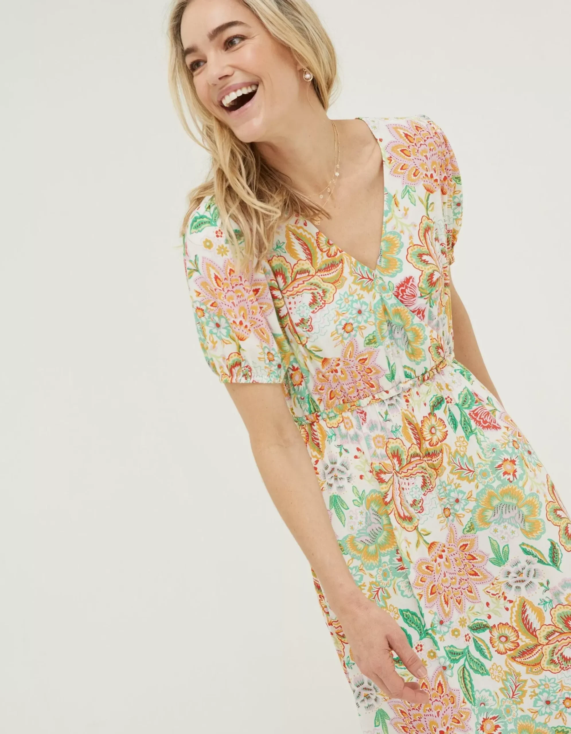 Vivvie Paradise Midi Dress