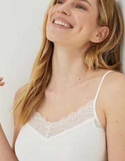 V-Neck Lace Vest