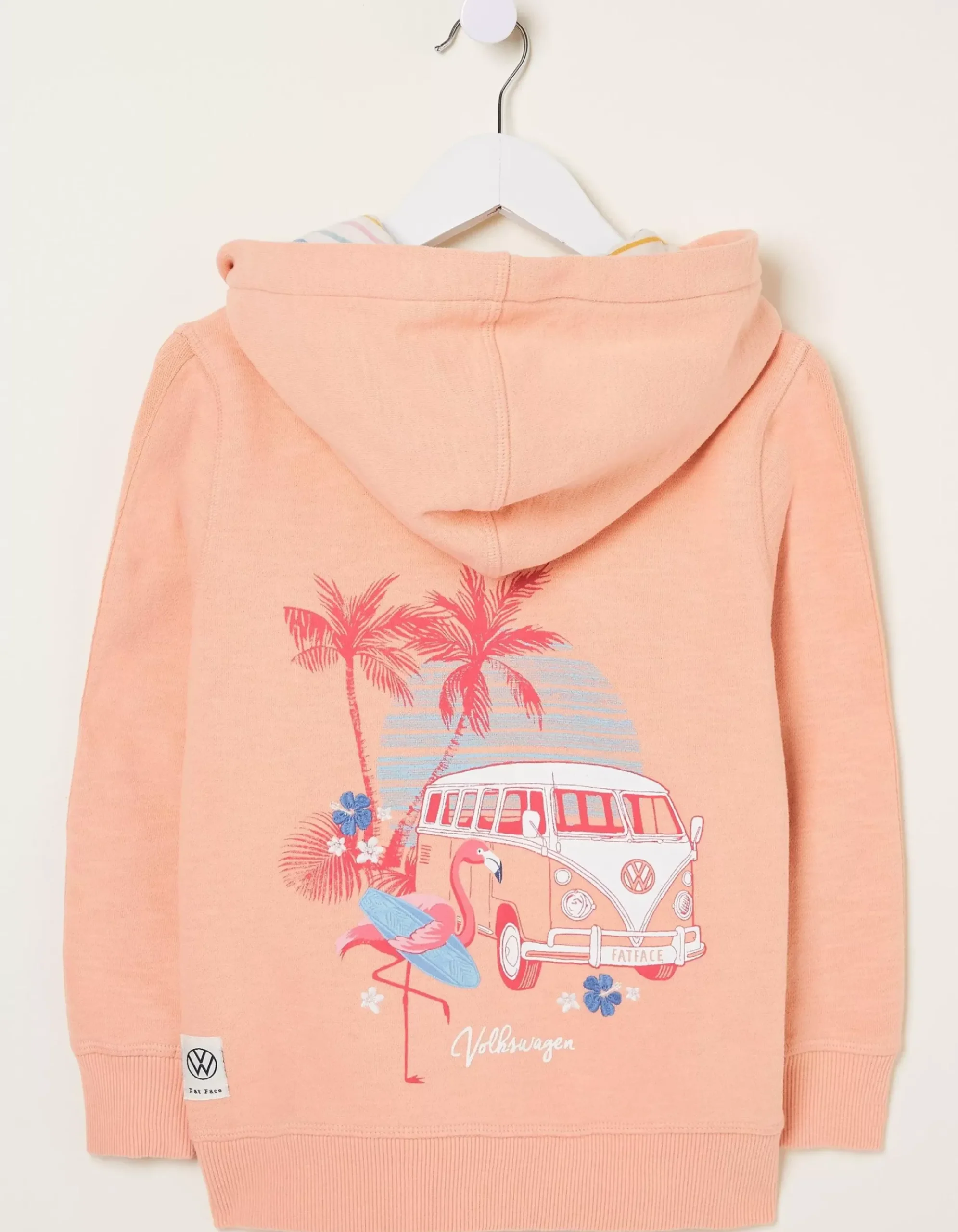 Vw Graphic Sweat Zip Through Hoodie