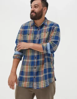 Waddon Indigo Check Shirt