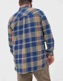 Waddon Indigo Check Shirt
