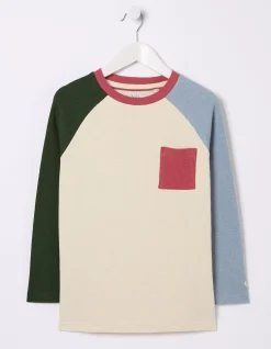 Waffle Jersey Raglan T-Shirt