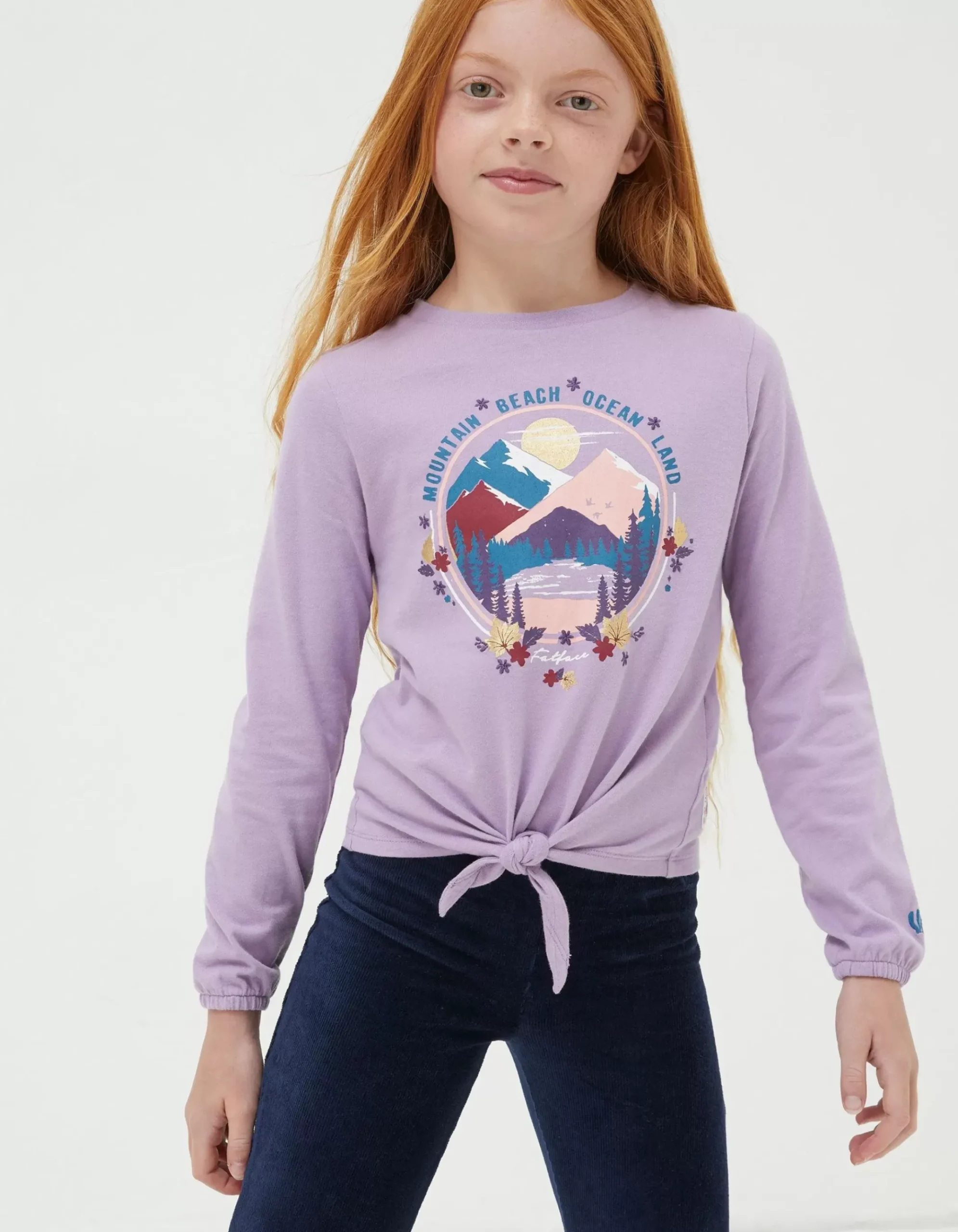 Waist Tie Long Sleeve T-Shirt