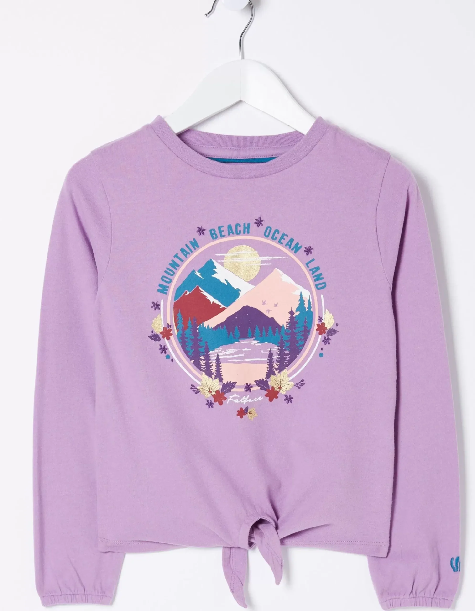 Waist Tie Long Sleeve T-Shirt