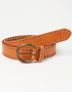 Whipstitch Western Belt