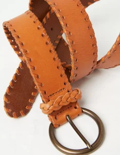 Whipstitch Western Belt