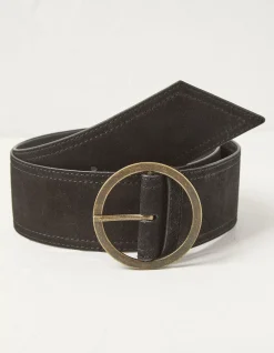 Wide Suede Belt