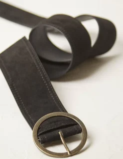 Wide Suede Belt