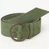 Wide Suede Belt