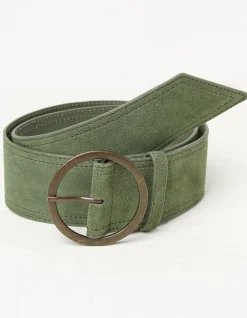 Wide Suede Belt
