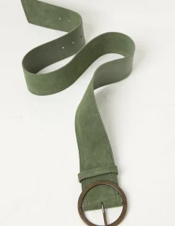 Wide Suede Belt