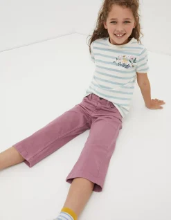 Willow Wide Leg Coloured Cropped Jeans
