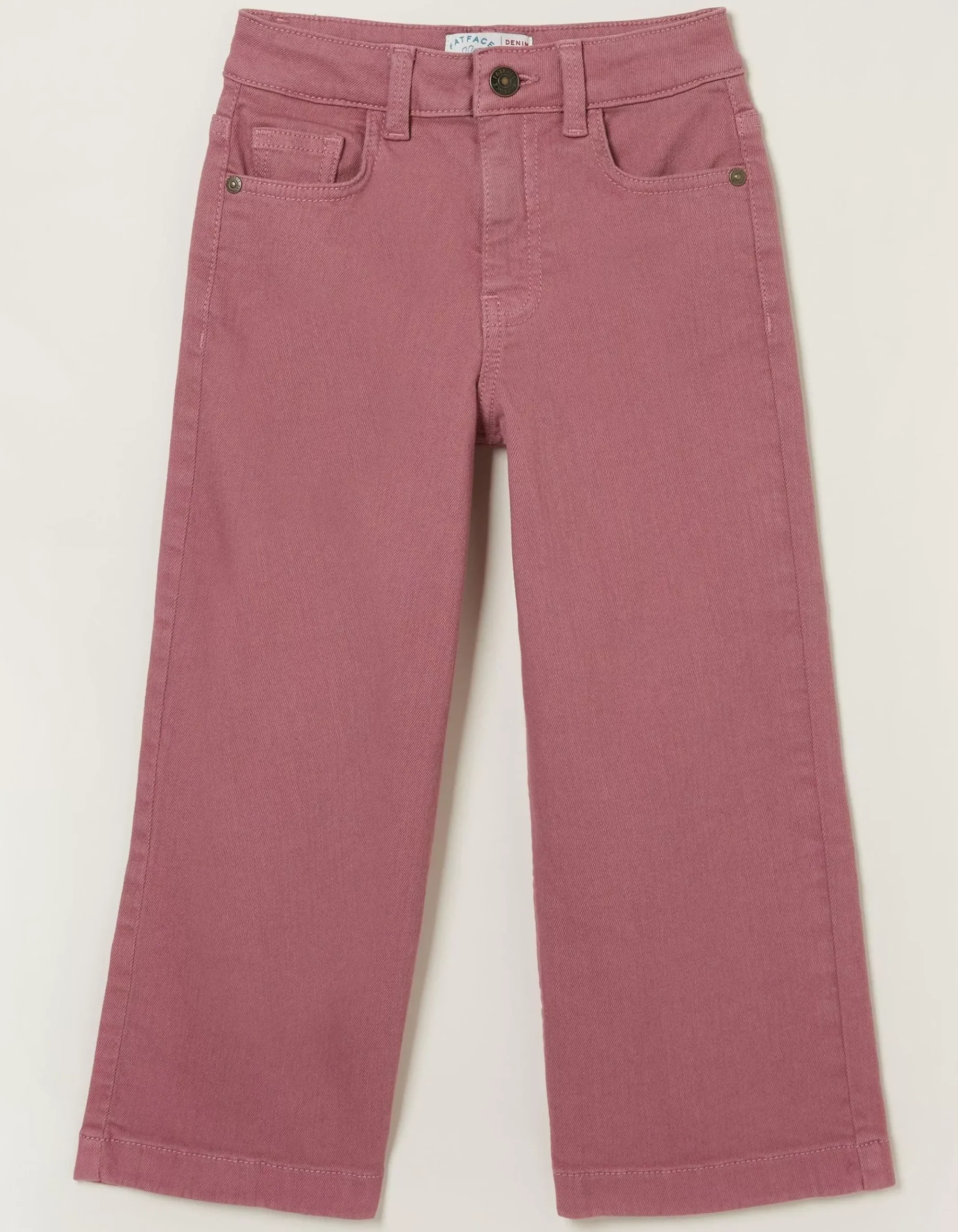 Willow Wide Leg Coloured Cropped Jeans