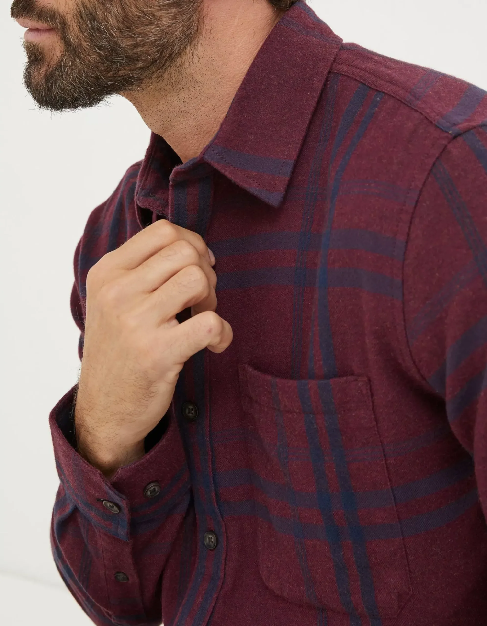 Windowpane Check Shirt