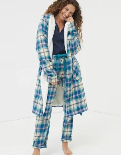 Winter Check Robe