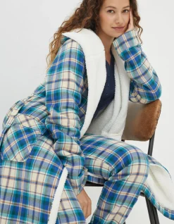 Winter Check Robe