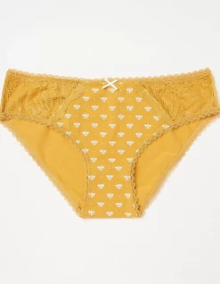Woodblock Bee Mini Knickers