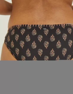 Woodblock Bikini Bottoms