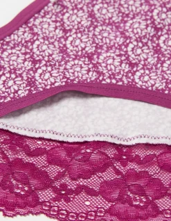 Woodblock Floral High Leg Knickers