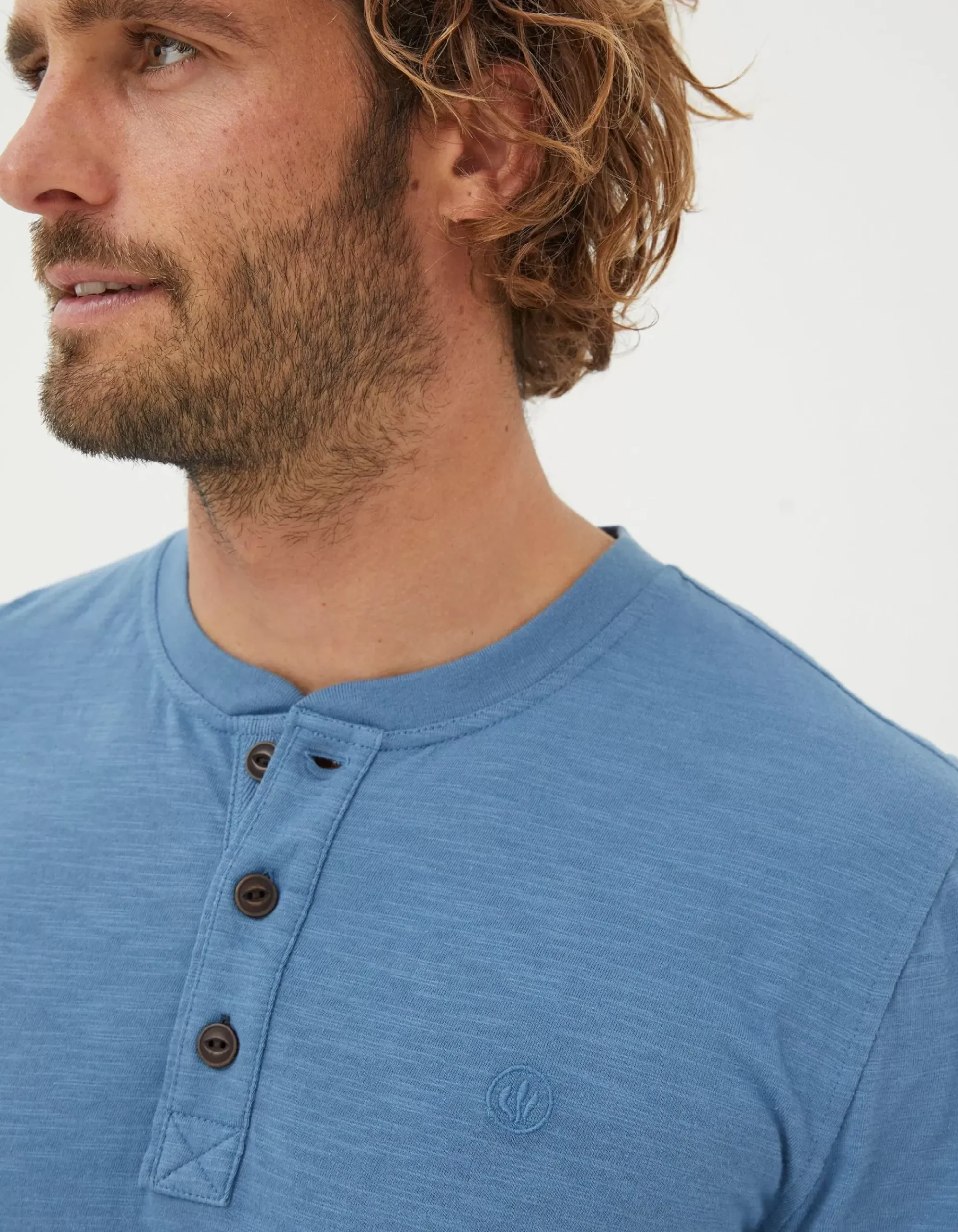 Woodside Slub Cotton Henley