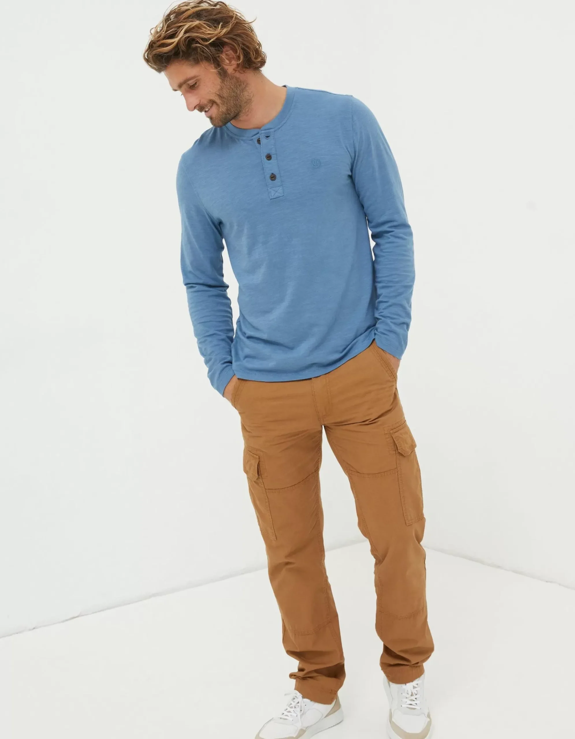 Woodside Slub Cotton Henley