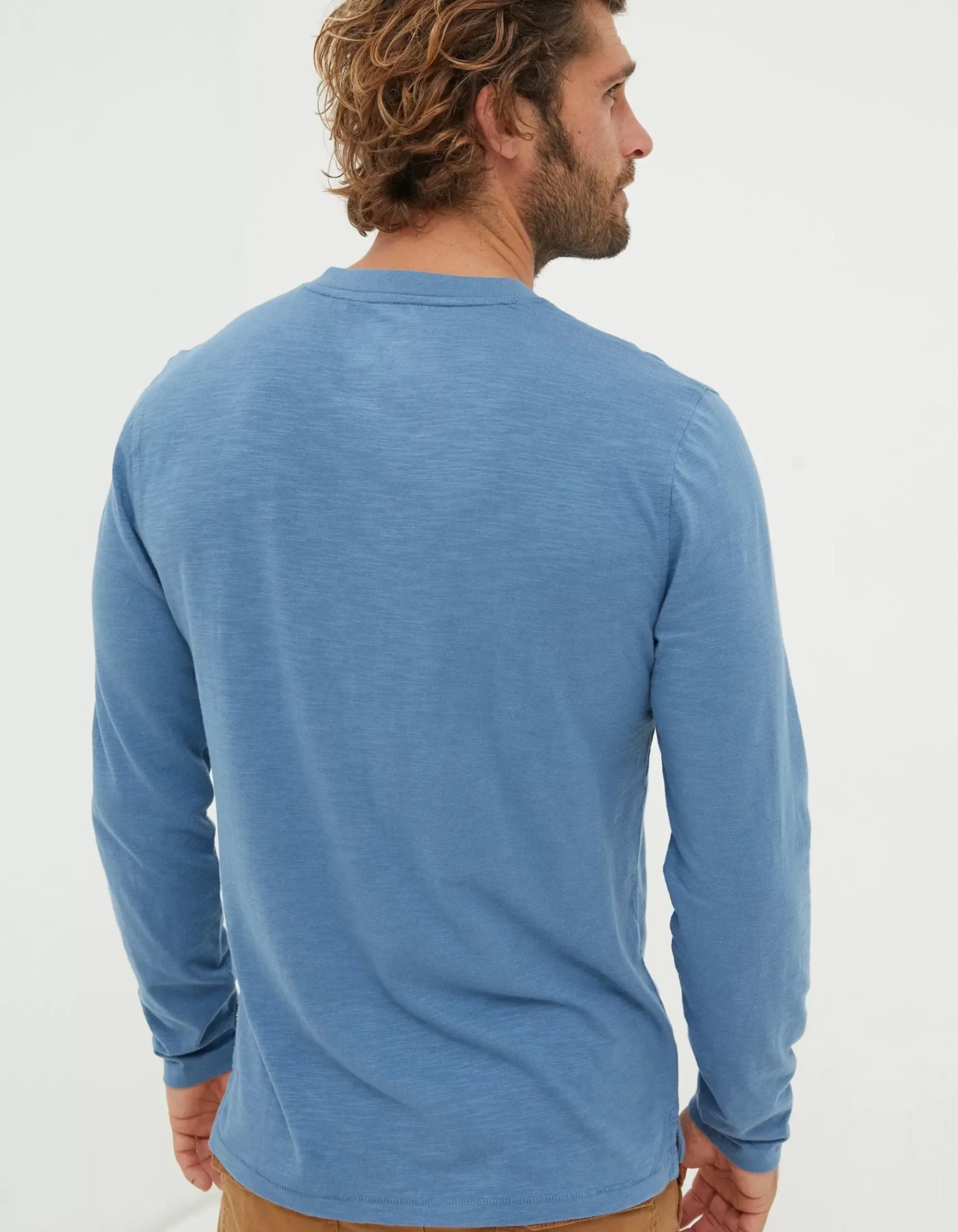 Woodside Slub Cotton Henley