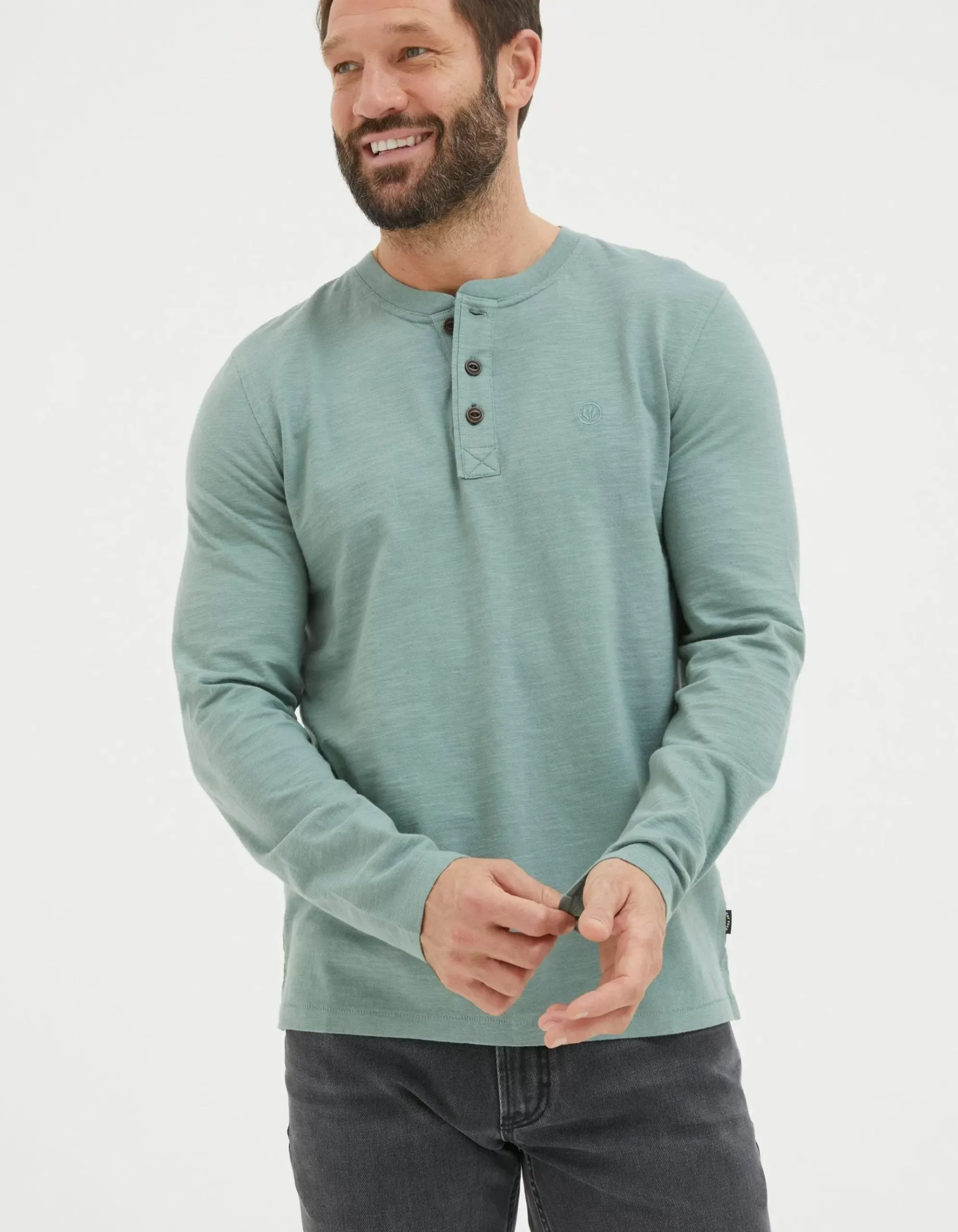 Woodside Slub Cotton Henley