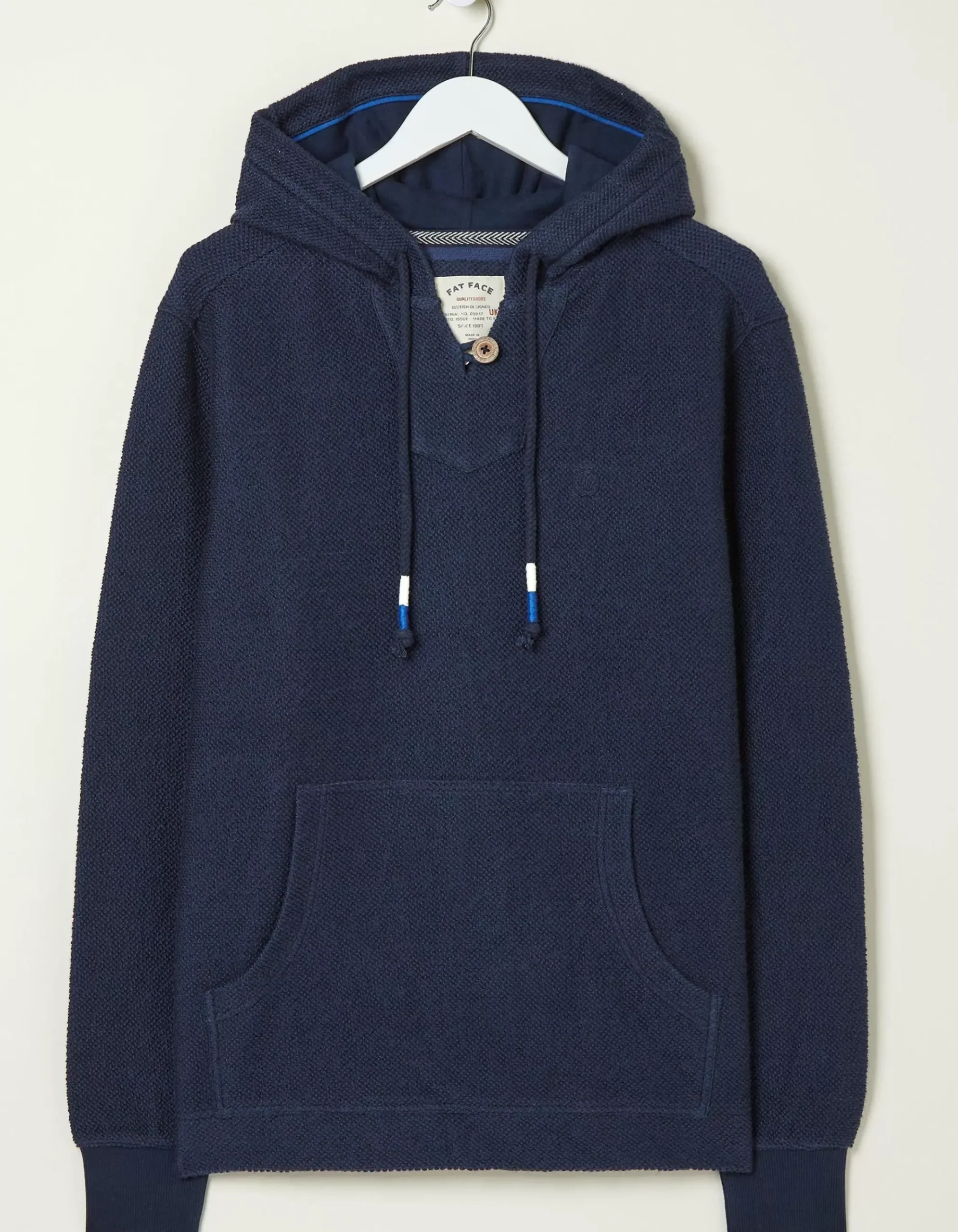 Woolacombe Button Hoodie