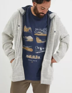 Woolacombe Zip Through Hoodie
