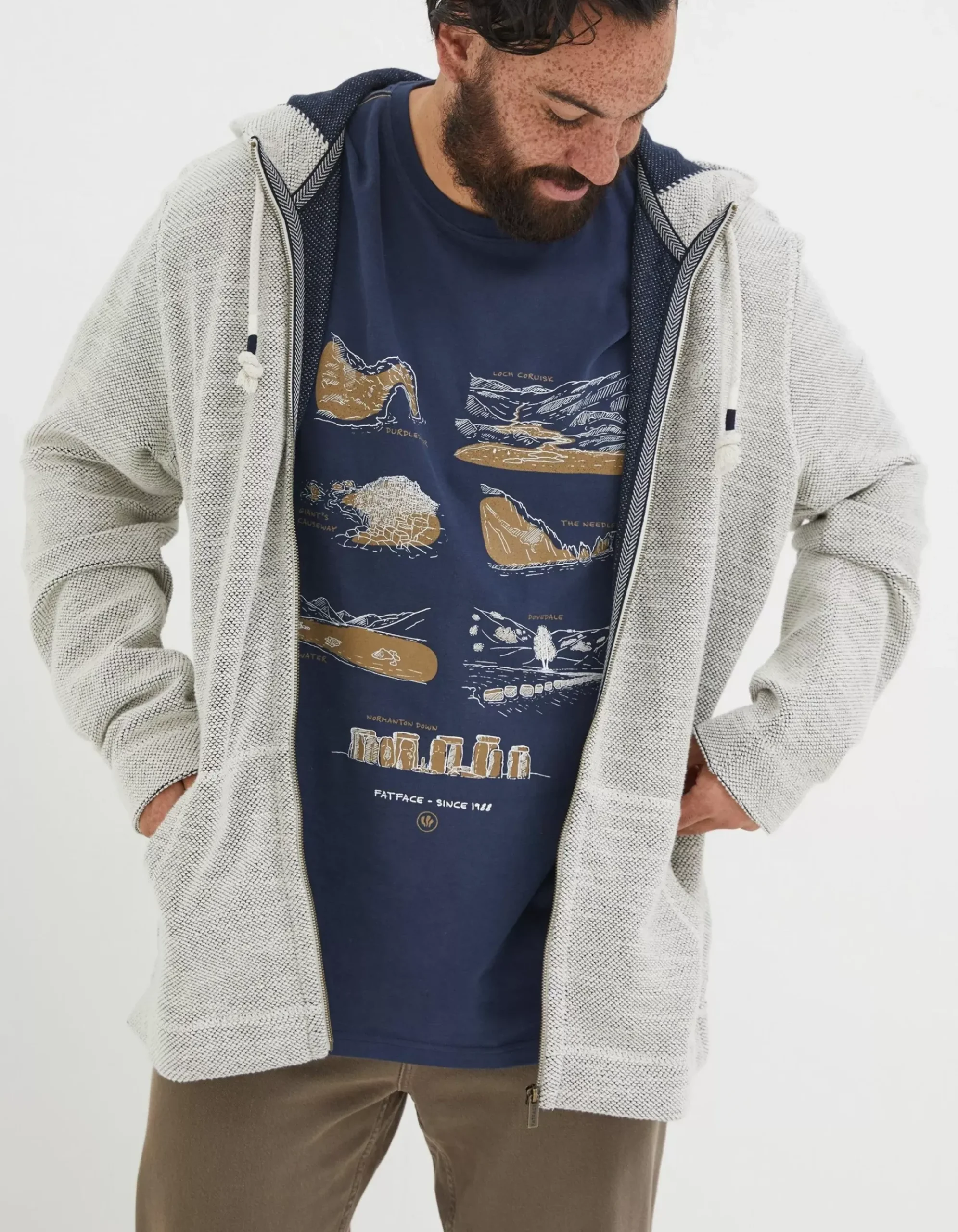 Woolacombe Zip Through Hoodie