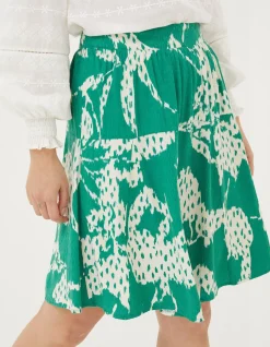 Wynne Textured Leaves Skirt