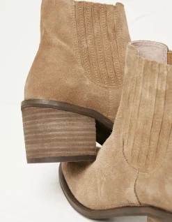 Zara Block Heel Chelsea Boot